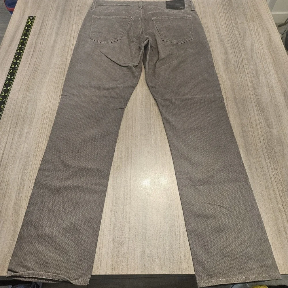 Adriano Goldschmied 32x34(32) The Everett‎ Slim Straight Gray Geometric Pants